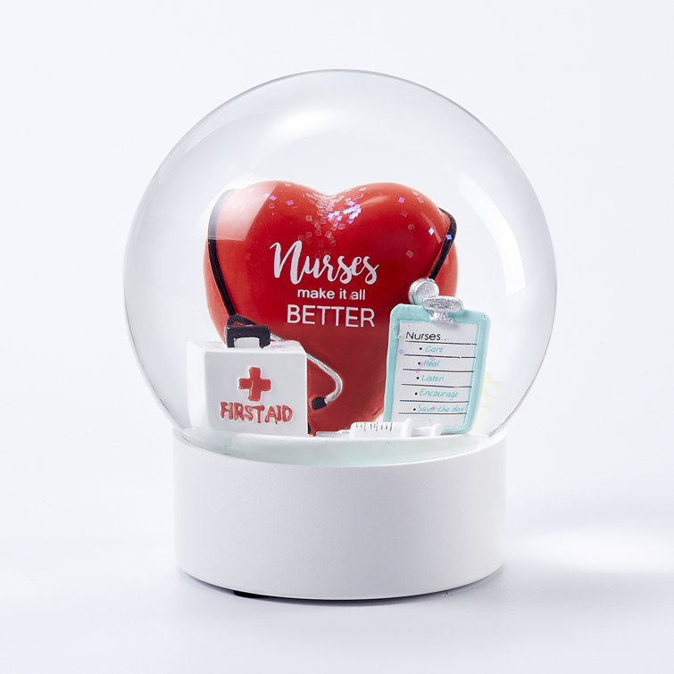 Ebern Designs Andryc Nurses Make It All Better Snow Globe Wayfair